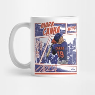 Mark Canha New York M Comic Mug